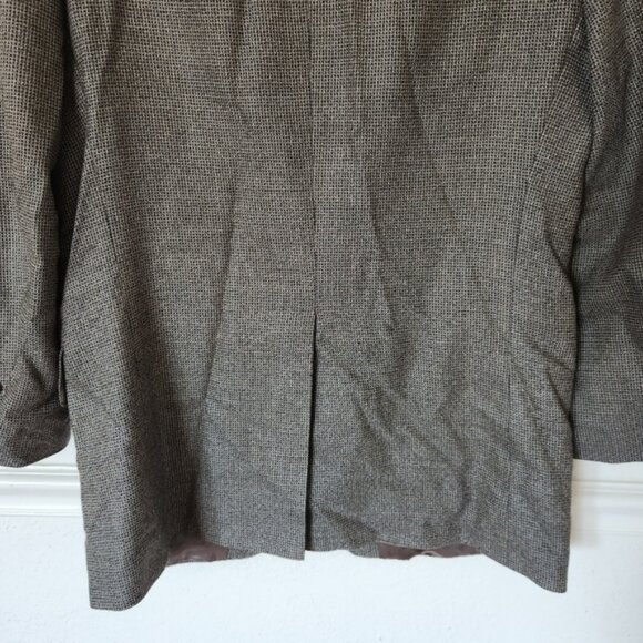 Chaps Ralph Lauren Fine Wool Blazer 38R Gray Sport Coat Jacket - Picture 10 of 15